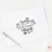 I paid for this with my child support stickers (Umschlag)