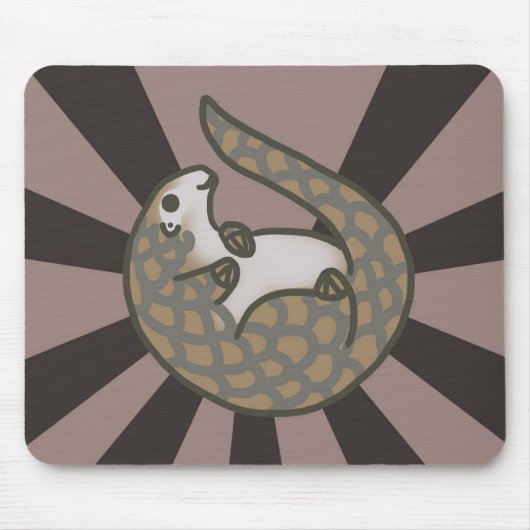 ❤ I Pangolins Mousepad (Vorne)