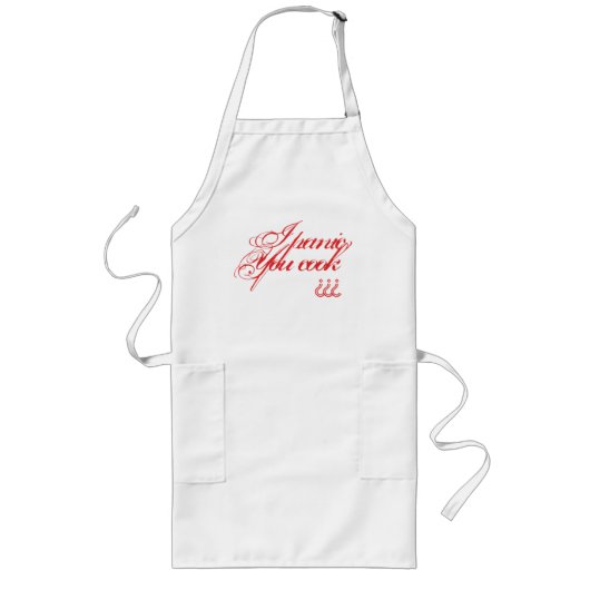 I panic, you cook lange schürze (Vorne)