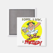 I partitioniert magnet (Vorderseite/Rückseite)