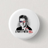 I Party mit Bill- - Clinton-Party-Tier Button (Vorderseite)