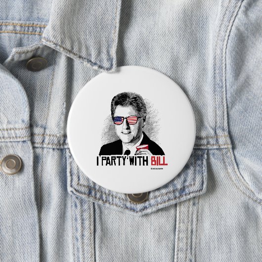 I Party mit Bill- - Clinton-Party-Tier Button (Beispiel)