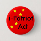 I Patriot Act Button (Vorderseite)