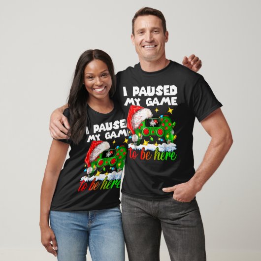 I Paused My Game Christmas Nutcracker Doll Funny B T-Shirt (Unisex)