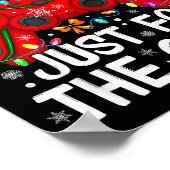 I Paused My Game For Christmas Santa Gamer Xmas Vi Poster (Ecke)