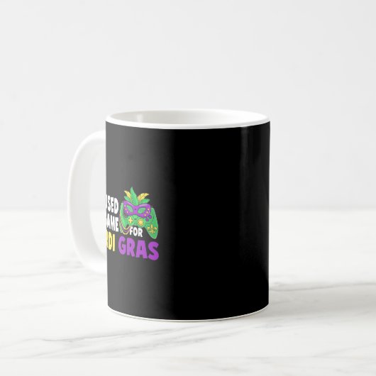 I Paused My Game For Mardi Gras Video Game Control Kaffeetasse (Vorderseite Links)