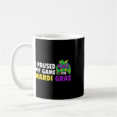 I Paused My Game For Mardi Gras Video Game Control Kaffeetasse (Links)