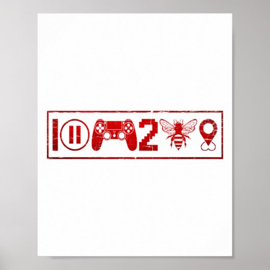 I Paused My Game To Be Here Funny Gamer Boys Men V Poster (Vorne)