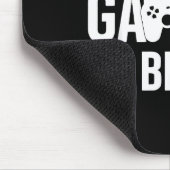 I Paused My Game To Be Here Gamer Humor Quote Mousepad (Ecke)