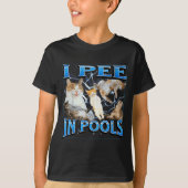 I Pee In Ols Funny Offensive Cat Meme Bootleg Grap T-Shirt (Vorderseite)