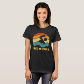 I Pee In Pools Retro Vacation Humor Swimming I Pee T-Shirt (Vorne ganz)