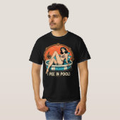 I Pee in Pools Tshirt – Funny Pool Gag Graphic (Vorne ganz)