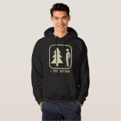 I Pee Outside Sign Tee Funny Camping Hiking Outdoo (Vorne ganz)