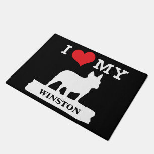 I personifizieren Liebe meine französische Fußmatte