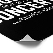 I Pet Dogs And Go To Concerts That's About It Fun Poster (Ecke)