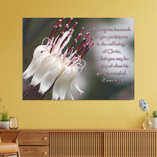 I Peter 4:13 Inspiration Leinwanddruck (Insitu (Wohnzimmer))
