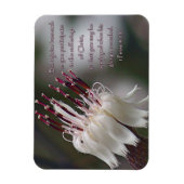 I Peter 4:13 Inspirationsblume Magnet (Vertikal)