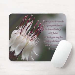 I Peter 4:13 Inspirationsblume Mousepad