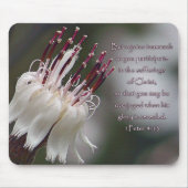 I Peter 4:13 Inspirationsblume Mousepad (Vorne)