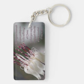 I Peter 4:13 Inspirationsblume Schlüsselanhänger (Rückseite)