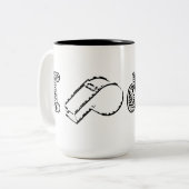 I [Pfeife] Derby Tasse (Vorderseite Links)