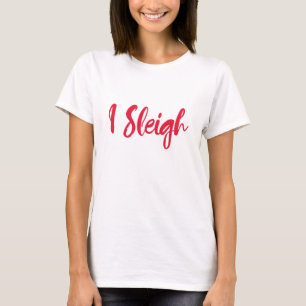 I Pferdeschlitten-lustiges Weihnachtst-shirt T-Shirt