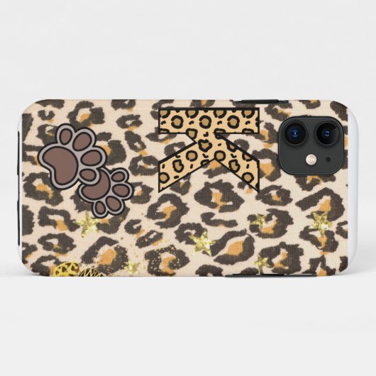 i Phone Apple iPhone 11 Fall Leopard Druck Case-Mate iPhone Hülle (Rückseite (Horizontal))
