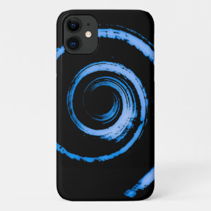 I Phone Blue Spirale aus schwarzem Gehäuse Case-Mate iPhone Hülle