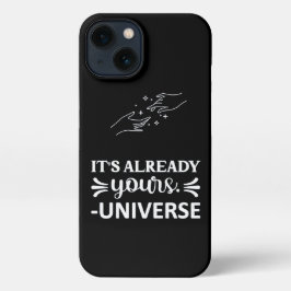I Phone Case "Es ist schon dein Universum" Weiß iPhone 13 Hülle