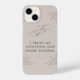 I Phone Case "Ich vertraue meiner Intuition & inne iPhone 14 Hülle