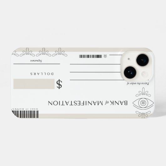 I Phone Case "Manifestation Karo" iPhone Hülle (Rückseite (Horizontal))