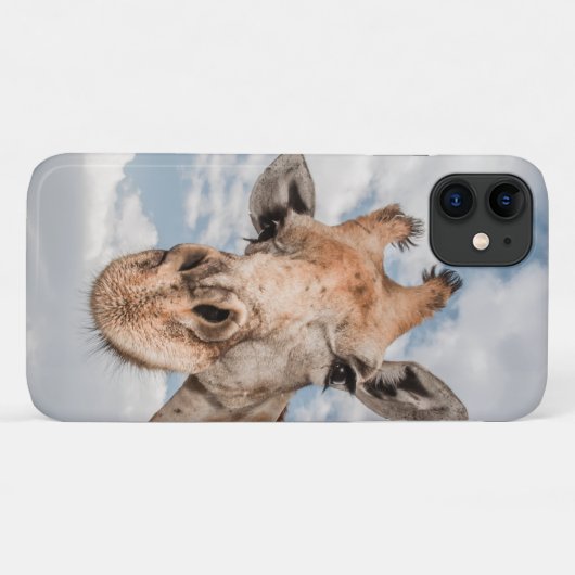 I Phone Case mit Giraffe Face (Rückseite (Horizontal))