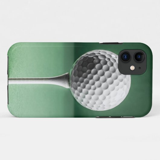 I Phone case mit Golf Ball (Rückseite (Horizontal))