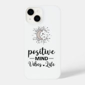 I Phone Case "Positive Mind Vibes Life" iPhone Hülle (Rückseite)