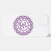 I Phone Case Violet Crown Chakra iPhone Hülle (Rückseite (Horizontal))
