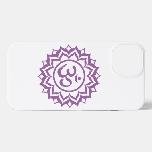 I Phone Case Violet Crown Chakra iPhone Hülle (Rückseite (Horizontal))