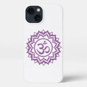 I Phone Case Violet Crown Chakra iPhone Hülle (Rückseite)