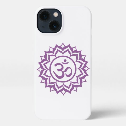 I Phone Case Violet Crown Chakra iPhone Hülle (Rückseite)