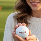 I Pick You Personalized Valentine's Day Golfball