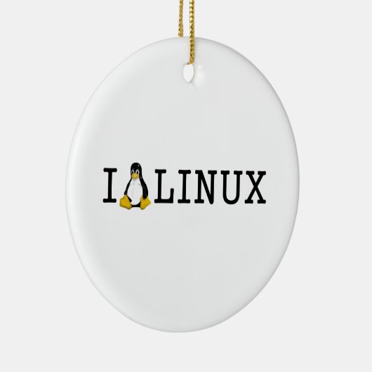I Pinguin Linux Keramikornament (Rechts)