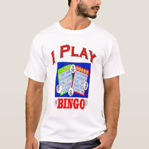 I Play Bingo Logo T-Shirt
