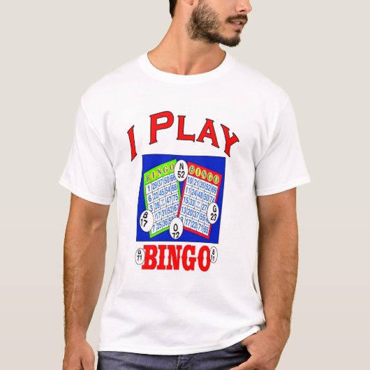I Play Bingo Logo T-Shirt (Vorderseite)