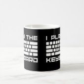 I Play the Keyboard - Computer Programming - Coder Kaffeetasse (Mittel)