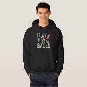 I Play With Balls for a Gymnast floor gymnast Hoodie (Vorne ganz)