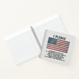 I Pledge Spiral Notebook Notizblock