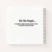 I Pledge Spiral Notebook Notizblock (Rückseite)