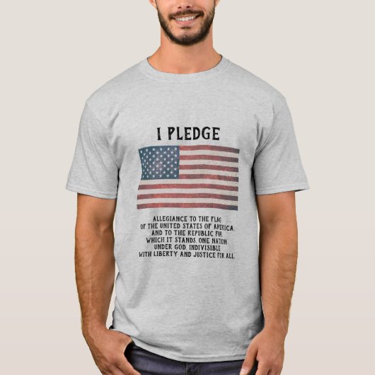 I Pledge T - Shirt (Vorderseite)