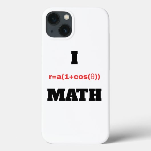 I Polargleichung (Herz) Math Case-Mate iPhone Hülle (Rückseite)