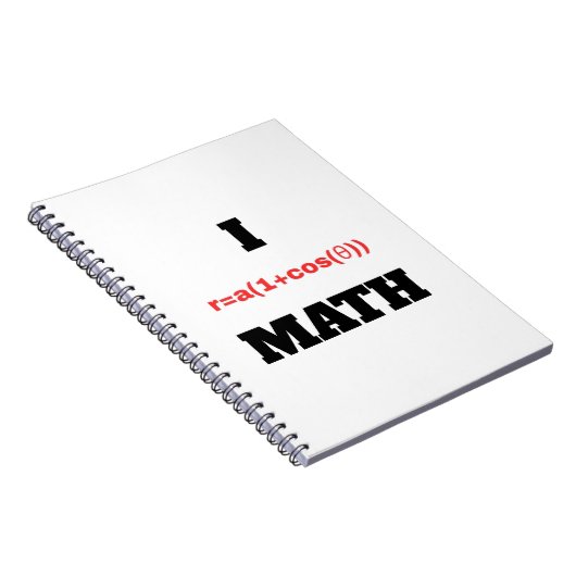 I Polargleichung (Herz) Math Notizblock (Rechte Seite)