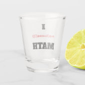 I Polargleichung (Herz) Math Schnapsglas (Rückseite)